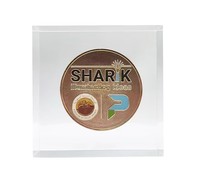 Presse-papiers en acrylique personnalisé avec pièce de monnaie métallique intégrée, souvenir en lucite pour cadeaux promotionnels d'entreprise