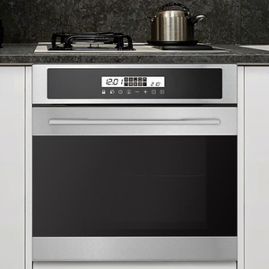 Tinh Khiết Màu Đen Duy Nhất Tường Lò Thủy Tinh Thép Không Gỉ Được Xây Dựng Trong Bốn Điện Forni Forni Bánh Pizza Bánh Nấu Ăn Hornos 220V Hộ Gia Đình - Product Image 2