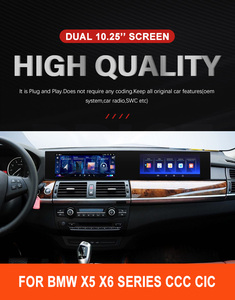 21 "Màn hình cảm ứng <span class=keywords><strong>Android</strong></span> Carplay <span class=keywords><strong>GPS</strong></span> navigation Wifi USB cho BMW X5 E70 X6 E71 CCC CIC - Product Image 4
