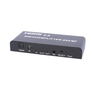 <span class=keywords><strong>2X2</strong></span> <span class=keywords><strong>HDMI</strong></span> Ver 2.0 4K Vraie Matrice Commutateur Splitter 2 En 2 Sur L'affichage Avec Télécommande - Product Image 3