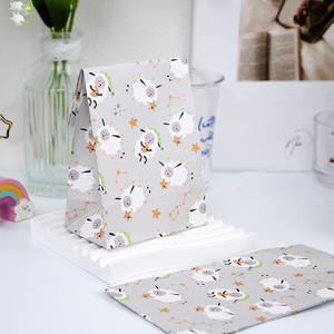 Sıcak satış yeni renkli noktalar hayvan modelleri mini düz kağıt hediye ambalaj saklama torbaları karşılık hediyesi torba - Product Image 5