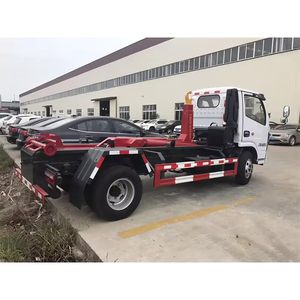 Camion à ordures et déchets à bras de levage 4x2 de 6 tonnes, neuf, fabriqué en Chine - Product Image 3