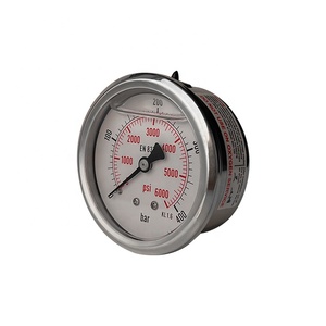 고정밀 2.5 인치 <span class=keywords><strong>u</strong></span> 튜브 액체 후면 입구 압력계 - Product Image 6