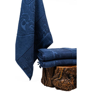 ผ้าเช็ดตัวผ้าแจ็คการ์ดผ้าฝ้ายออร์แกนิกออกแบบได้เองสำหรับโรงแรมและสปา - Product Image 4