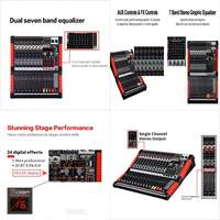 Mixeur numérique professionnel 32 canaux Audio professionnel avec certificat CE Mélangeur audio 32 canaux