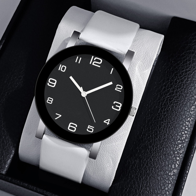 Top Brand Luxury Men Watch Casual Leather Quartz Men's Watches Simple Round Dial Male Wristwatch Clock Gift Montre Homme