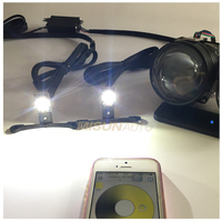 Yeux de diable d'oeil de démon de LED RVB lumineux élevé pour l'état neuf de lentille de projecteur
