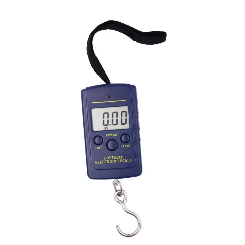 Portable 40kg / 10g Digital Luggage Hanging Scale 3 Keys Scale Electronic Balance Scale For Fish Hook