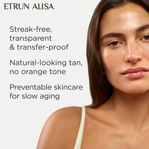 ETRUN ALISA Gouttes autobronzantes à marque privée avec huile de graines, vitamine E, sans sulfate, sans cruauté animale, parfum naturel pour un bronzage corporel personnalisé - Product Image 2