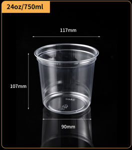 8oz 12oz 16oz 24oz 32oz Pet nhựa Deli salad trái cây món tráng miệng rPet cup <span class=keywords><strong>container</strong></span> nồi bát - Product Image 5