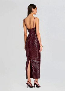 SB3750 Nuevo Vestido Maxi Sexy de Verano, Ropa de Fiesta de Alta Costura, Vestidos de Noche Brillantes con Cristales para Graduación - Product Image 2