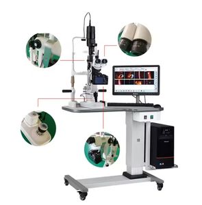 <span class=keywords><strong>Microscope</strong></span> à fente numérique ophtalmique avec caméra et système de traitement d'images - Product Image 2