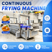 Ligne de friture automatique pour crevettes panées et tempura 200-1000 kg/h, équipement industriel de transformation des produits de la mer |   Baiyu-