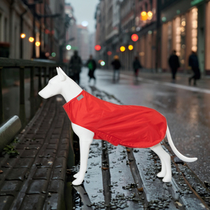 Venta al por mayor de lujo personalizado 210D mascota nailon impermeable capa de lluvia para perros verano primavera invierno S-3XL al aire libre <span class=keywords><strong>montaña</strong></span> senderismo - Product Image 2