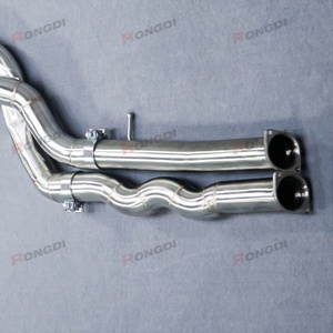 Tuyaux d'échappement intermédiaires de course à longueur égale pour optimisation des performances, compatibles M3 M4 F80 F82 F83 2015-2020 S55B30 3.0T, en acier inoxydable 304 - Product Image 6