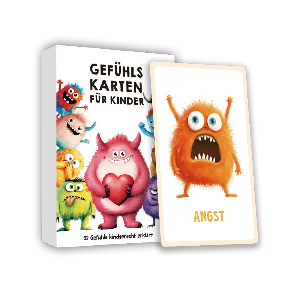 Carte émotionnelle pour enfants allemands 32