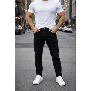 Pantaloni Chino Slim Fit Elasticizzati da Uomo Adrenaline, Vita Media, 5 Tasche, Antipiega, in Gabardine - Product Image 2