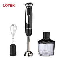 Mixeur Plongeant Électrique 4-en-1 SKD Disponible, 700W, 8 Vitesses, pour Usage Domestique, Soupes et Aliments pour Bébé
