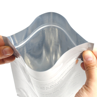 Impression personnalisée, sachets refermables brillants de qualité alimentaire, résistants à l'humidité, pour chewing-gum, nourriture pour animaux, taille personnalisée, sachets refermables en mylar, plastique, aluminium
