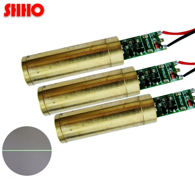 High Quality 532nm 30mw Green Line Laser Module Industrial Grade Green Laser Positioning Laser Marking Wood Cutting Positioning