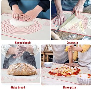<span class=keywords><strong>Tapis</strong></span> de cuisson en silicone rouge de qualité alimentaire, écologique, 40 x 60 cm, épaisseur 0,4 mm, antidérapant, <span class=keywords><strong>pour</strong></span> étaler la <span class=keywords><strong>pâte</strong></span>, la croûte de <span class=keywords><strong>tarte</strong></span>, le fondant, et comme revêtement de four - Product Image 2