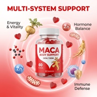 Gummies de Maca Riches en Acides Aminés, Minéraux et Vitamines – Gamme de Maca Bio pour Agrandir les Fesses chez la Femme et Améliorer la Vitalité Masculine