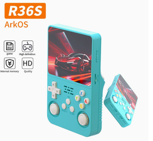 <span class=keywords><strong>Console</strong></span> de jeu portable à double joystick 3D avec boutons L/R améliorés, système ARKOS, écran couleur, WiFi, 10000 jeux - Product Image 2