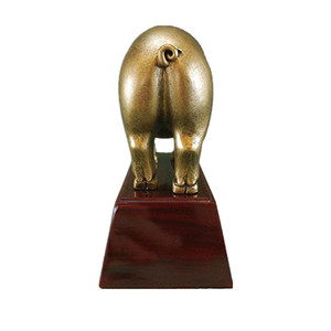 Shunxu Résine <span class=keywords><strong>Cochon</strong></span> Trophée Sculpture Prix Statue Fabricant pour l'Agriculture Concours Cérémonie - Product Image 3