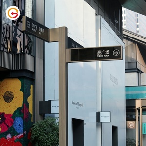 Báo Đốm Nhà Sản Xuất Tùy Chỉnh Xem Cách Tìm Kiếm Biển Hệ Thống Ngoài Trời Wayfinding Biển Chỉ Dẫn Đường Phố Dấu Hiệu - Product Image 3