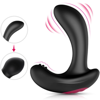 Kabelloser Ferngesteuerter Prostata-Massagevibrator Aufblasbarer Analplug 10 Vibrationsmodi IPX7 Wasserdicht für Analsex Männer