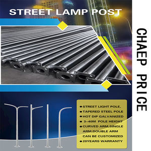 Poteau de lampe en acier galvanisé pliable de 8 m, luminaire d'éclairage public léger pour jardin ou place, prix du projecteur - Product Image 3