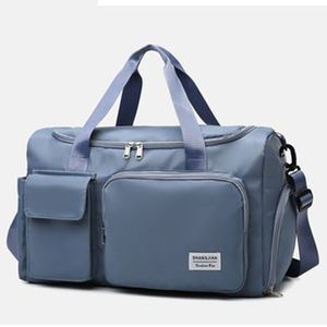 Bolso de viaje para mujer, bolsa de lona deportiva personalizada con compartimiento para zapatos - Product Image 5