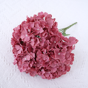 Jadflower Handmade Tùy Chỉnh Màu Sắc Nhân Tạo Lụa Tú Cầu Bó Hoa Cho Đám Cưới Giáng Sinh Tốt Nghiệp Năm Mới Trang Trí Nội Thất-Không Thấm Nước - Product Image 5