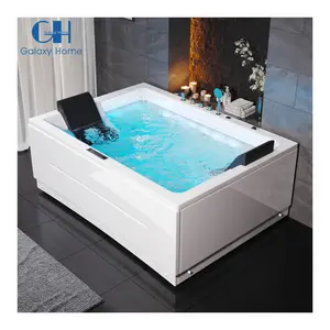 Low Price OEM Corner Indoor 2 Person Spa Soaking Tub Hydrotherapy Spa Massage Bathtub Corner Bathtubs Whirlpools