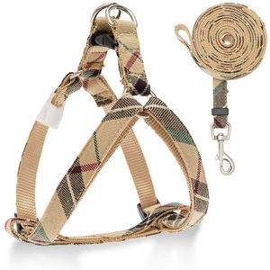 Set tali dan kekang anjing Pull-free kualitas tinggi tali pengikat anjing serat poliester dapat disesuaikan cocok untuk anak anjing - Product Image 2