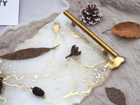 Moule en silicone pour plateau en résine, plateau à fruits et plateau à thé, kit de matériel pour bricolage de sous-verres pour les occasions de Noël, moule à bougie