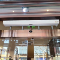 Cortina de Aire de Gran Volumen de Aire con Motor de 2m, Control Remoto, Montaje en Pared, para Centros Comerciales, Mercados, Supermercados, Hoteles, Restaurantes y Tiendas