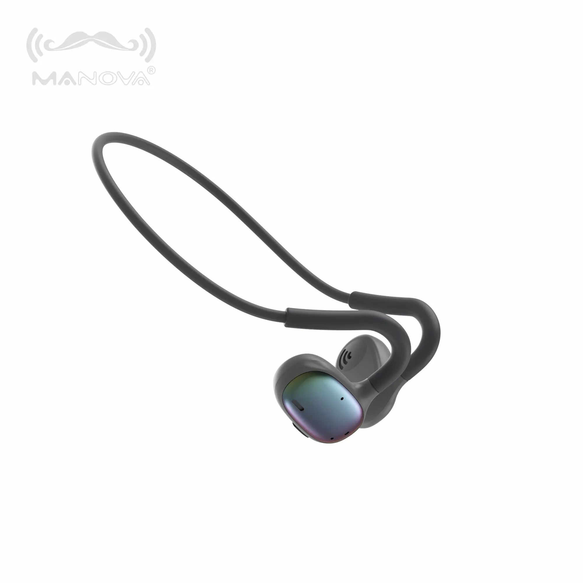 Super leve Dual Mic ENC Cancelamento de Ruído Ambiental Headset Fone De Ouvido Aberto Sem Fio Bluetooth Air Condução Headphone