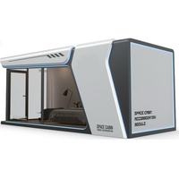 Maison mobile préfabriquée moderne de style capsule spatiale, cabine, conteneur pour appartement/hôtel/villa