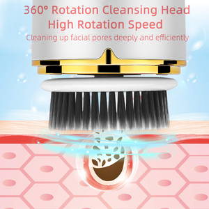 Cepillo <span class=keywords><strong>de</strong></span> <span class=keywords><strong>limpieza</strong></span> <span class=keywords><strong>Facial</strong></span> profesional 4 en 1, dispositivo limpiador <span class=keywords><strong>de</strong></span> poros <span class=keywords><strong>Facial</strong></span> eléctrico portátil, <span class=keywords><strong>kit</strong></span> <span class=keywords><strong>de</strong></span> cepillo <span class=keywords><strong>facial</strong></span> <span class=keywords><strong>de</strong></span> spa giratorio <span class=keywords><strong>de</strong></span> silicona - Product Image 4