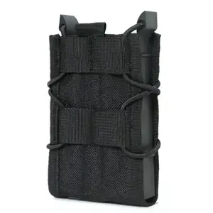 Tactical Single Magazine Pouch Molle Fast Attach Belt Clip Mag Bag Holster Pouch