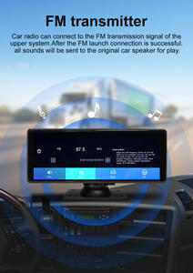 Écran miroir Android pour voiture 10,26 pouces, diffusion d'écran, autoradio, caméra de tableau de bord double 4K/2K avec étanchéité IP67 et caméra de recul - Product Image 4