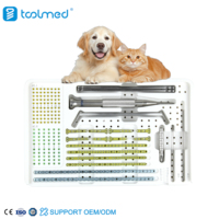 TOOLMED Instruments vétérinaires orthopédiques ALPS à verrouillage, kit d'instruments vétérinaires MINI, ensemble d'instruments vétérinaires