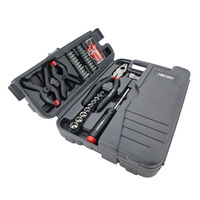 Boîte à outils professionnelle personnalisée de 131 pièces, kit d'outils à main pour la maison, mini tournevis, clé à douille, ensemble d'outils