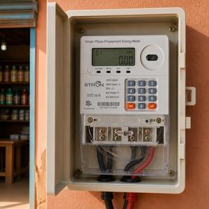 <span class=keywords><strong>Compteur</strong></span> d'énergie électrique prépayé avec clavier <span class=keywords><strong>et</strong></span> écran LCD pour usage résidentiel <span class=keywords><strong>et</strong></span> commercial - Product Image 3
