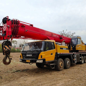 Grue mobile tout-terrain Sany 50t durable, équipement de levage lourd d'occasion à faible nombre d'heures de fonctionnement - Product Image 1