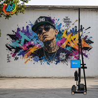 Impresora de Pared 3D Hanjie, Máquina de Impresión Vertical de Pared con Tinta UV para Murales Interiores y Exteriores