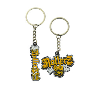 Cá nhân hoá tùy chỉnh thư logo kim loại <span class=keywords><strong>Keychain</strong></span> hiện đại phong cách <span class=keywords><strong>Keyring</strong></span> cho quà tặng khuyến mãi - Product Image 1