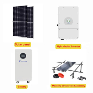 Sistema de Energía Solar Doméstico Smsenergy de 15.36kWh, Batería LiFePO4, Kit de Paneles Solares MPPT, Inversor, Solución de Almacenamiento de Energía Híbrida Fuera de la Red - Product Image 3