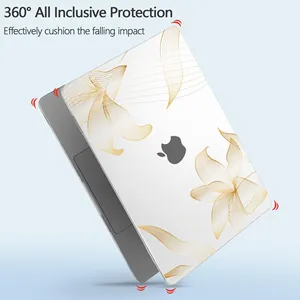 Ultra-ince mat Laptop kılıfı için MacBook Air 15.3 2023 M2 A2941 A2681 M3 Macbook 13 MacBook 14 Coque için Macbook Pro 13 15 16 vaka sert